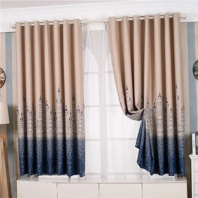 20 models of Modern  full blackout curtains thick short for Living Room Window curtain Bedroom kitchen  short curtain Specials