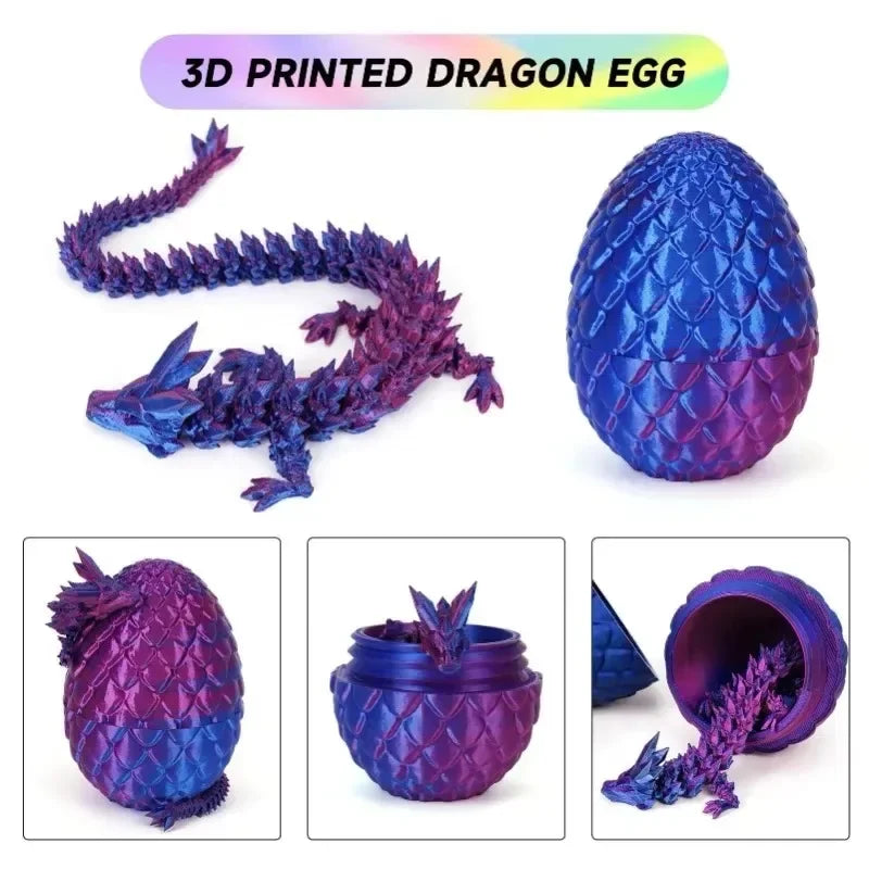 Home Decor Items Make Fun Decoration Accessories for Home and Office Dragon Retro 3D Printed Dragon Egg Funny Gifts Desk Crafts